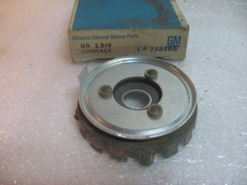 1953 1954 chevrolet 1954-1959 chevrolet gmc truck horn contact plate gm nos