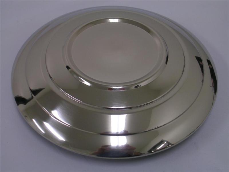 Ford car stainless steel hubcap smooth set of 4