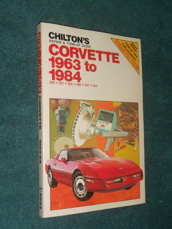 1963-1984 / corvette shop manual / chilton's service book 82 81 80 79 78 77 76++