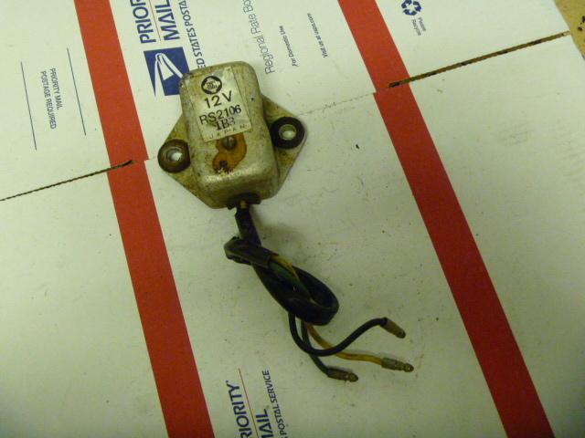 1976 honda cb200 cb 200 twin voltage regulator 12v v 12 volt 103