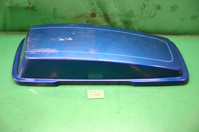 2005 harley davidson touring flht electra glide left blue saddlebag lid