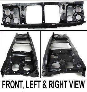 Black new radiator support chevy blazer full size pickup suburban auto 15606587