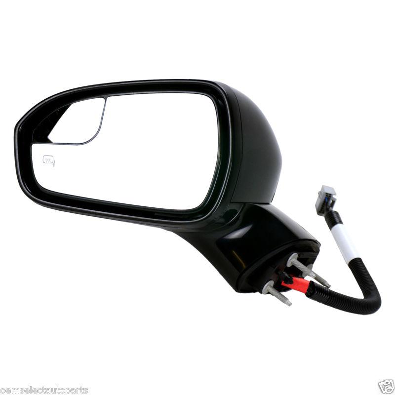 New oem 2013 ford fusion left mirror, driver's side - heated, memory, puddle