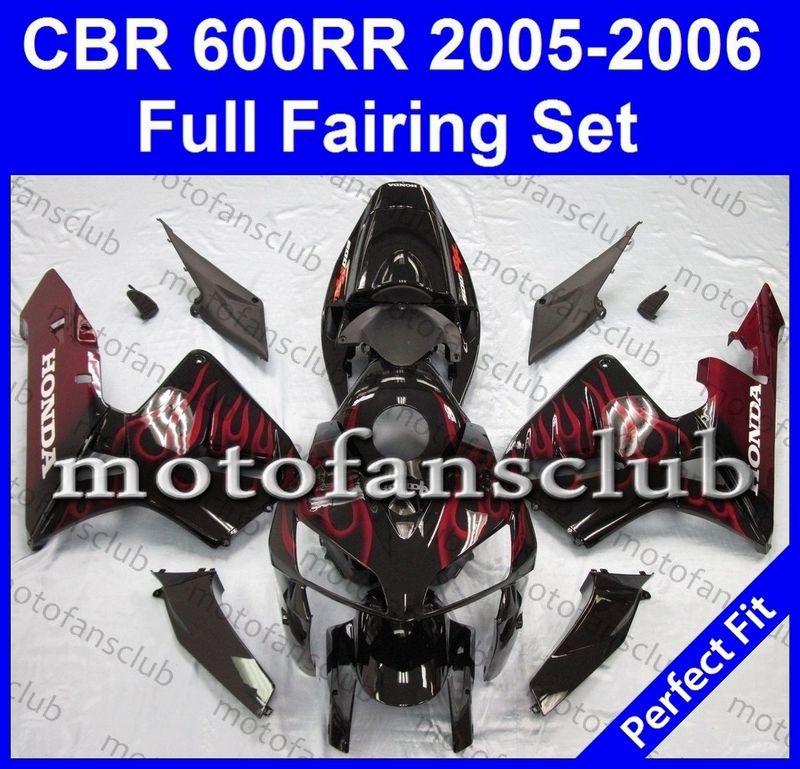 Fit honda cbr600rr 05 06 cbr 600 rr 2005 2006 fairing kit bodywork #44 b