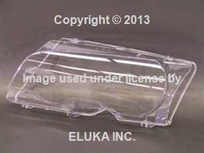 Bmw genuine headlight lens (plastic) left e46 63 12 8 382 191