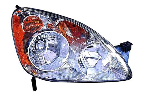 Replace ho2519107c - 05-06 honda cr-v front rh headlight lens housing