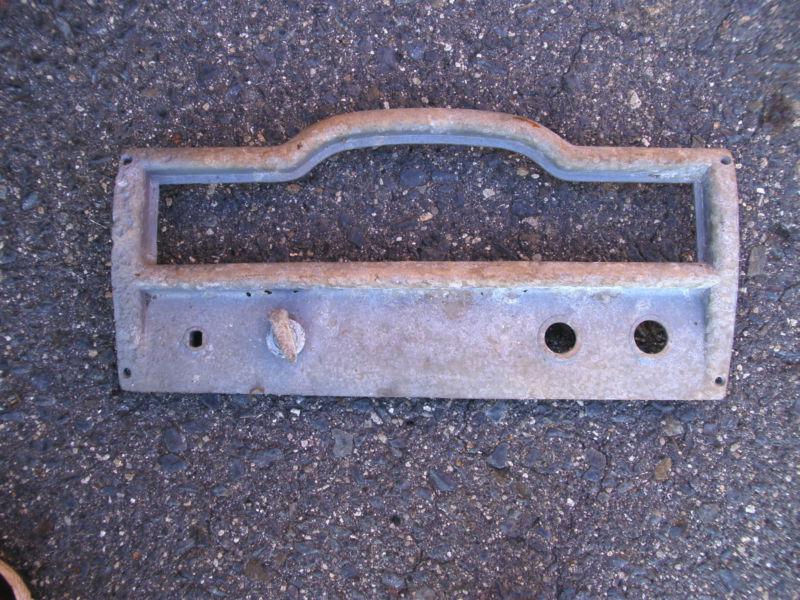 1940s-50s chevy truck instrument face metal