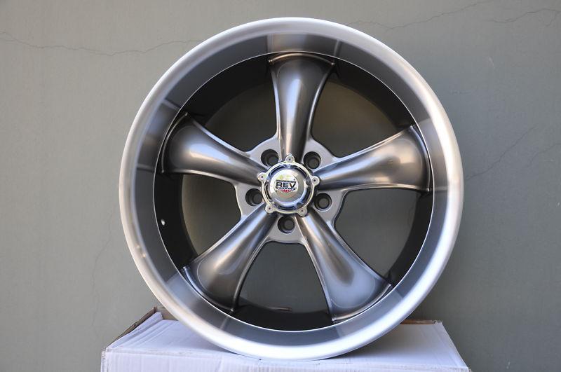 20" american new 2008-2013 chevrolet camaro wheels silver rev classic racing 105