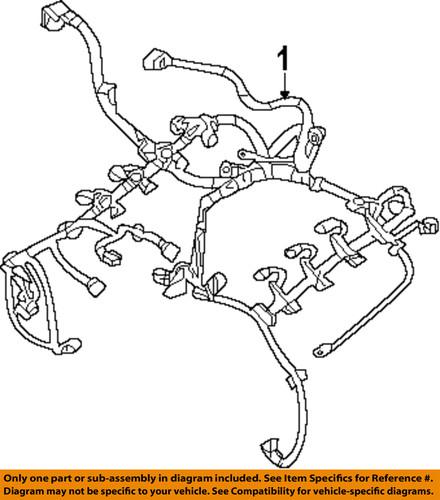 Dodge oem 4801823ae wiring harness-wire harness