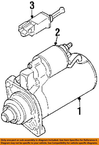 Volkswagen oem 020911024ax starter motor/starter