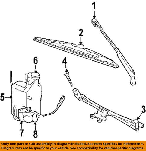 Mopar oem 6035424 wiper & washer-windshield-washer nozzle screw