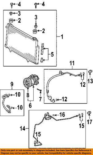 Scion oem 8845052230 a/c condenser