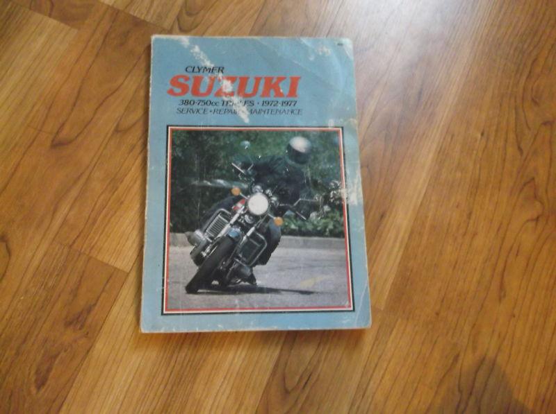 Suzuki 380-750 triples gt service repair manual