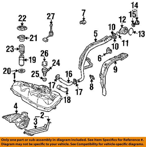 Toyota oem 7760212210 fuel tank strap