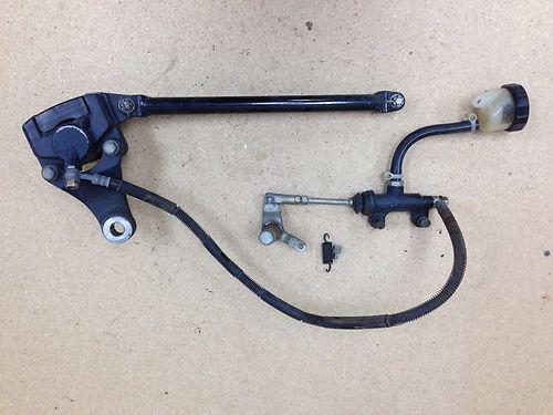 Rear disk brake assembly, caliper,hoses,lever,pads,1981 suzuki gs550t gs 550 t