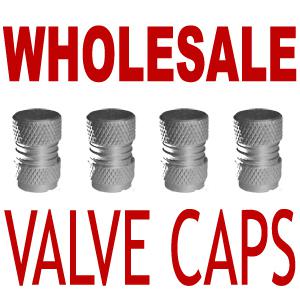  4  aluminum (premium) valve stem caps ( silver )^