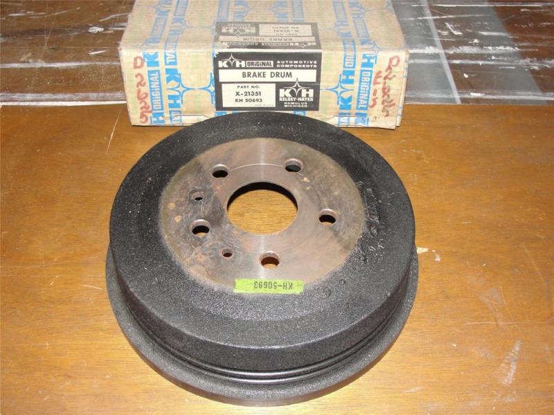 Nos 1949 1950 1951 ford 1964 1965 1966 mustang brake drum x-21351 kelsey-hayes