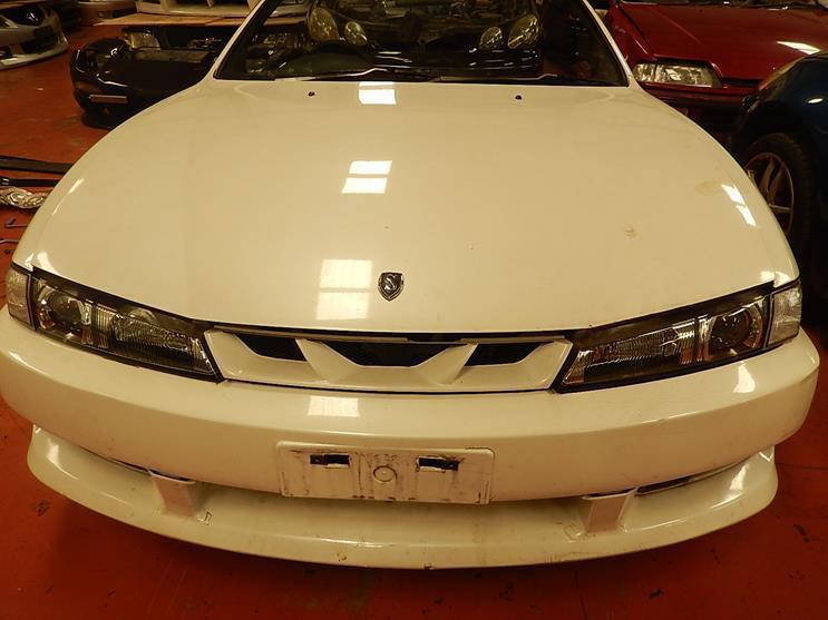 Jdm nissan 240sx kouki front clip half cut sr20det engine 5speet transmission