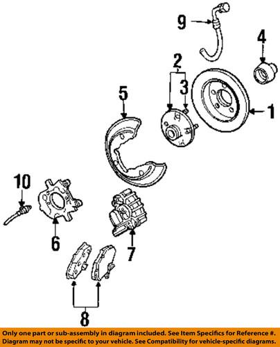 Ford oem f5oy2c028a brake-splash shield