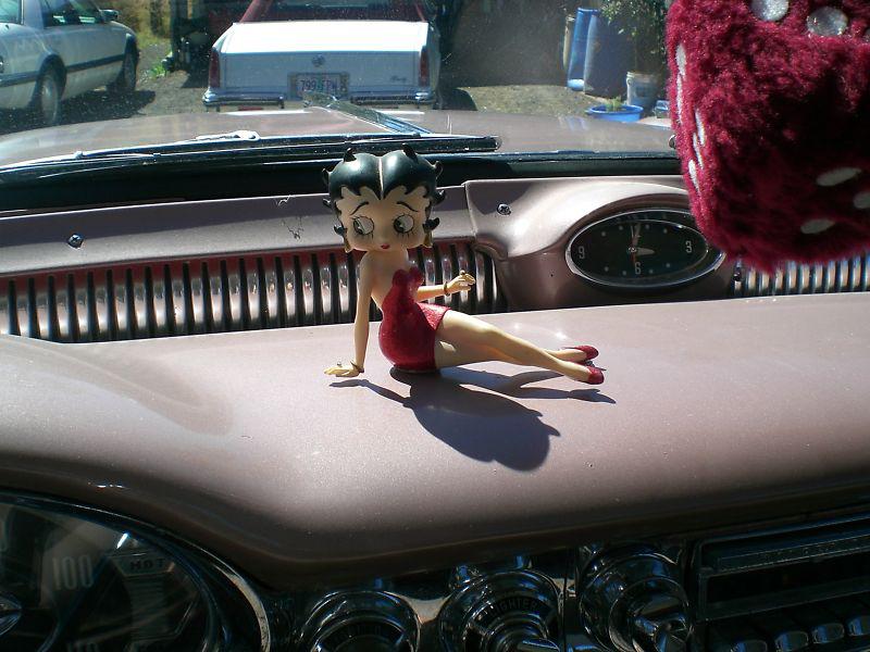 "betty boop" rare dashboard figurine  auto car truck accessory hot ratrod   