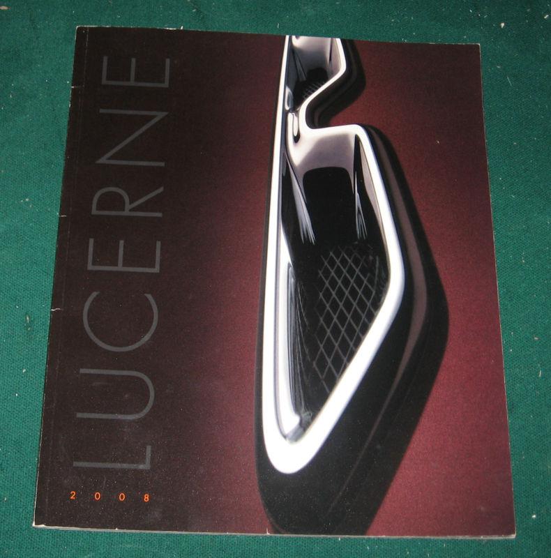 2008 buick lucerne dealer sales brochure; cx; cxl; cxs; 44 pgs