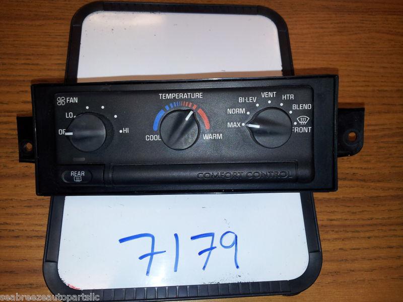 97-99 buick century climate temperature control unit a/c heat 10413212