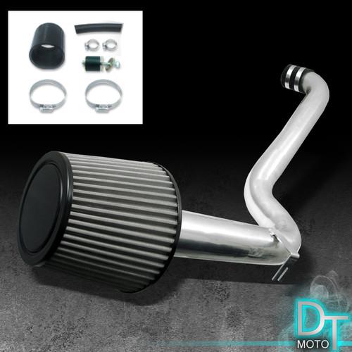 Stainless washable cone filter+cold air intake 98-02 accord 4cyl polish aluminum