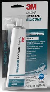 3m marine mildew resistant silicone-clear 3 oz 8019