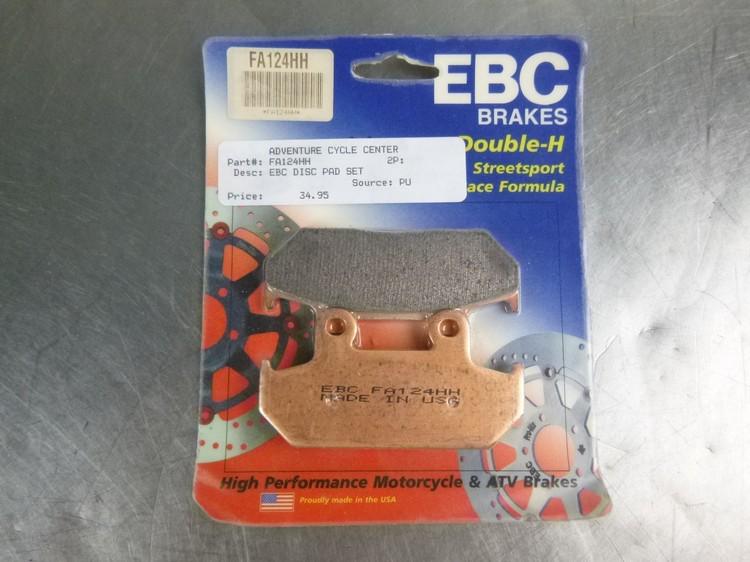 Ebc motorcycle brake pad ebc fa124hh new