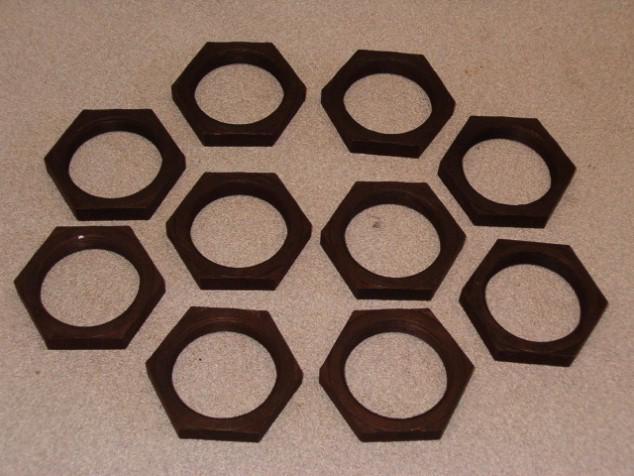 10 sprocket pulley nuts for 1985-08 5-speed harleys