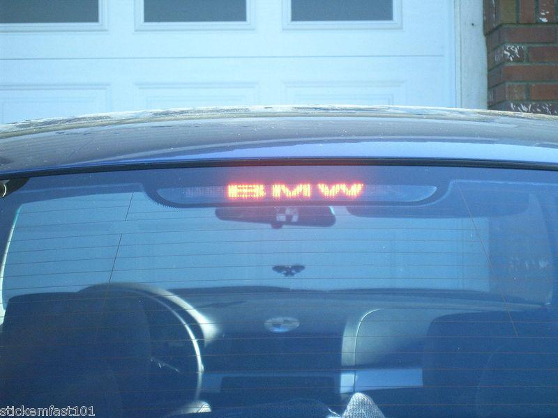 Bmw e46 3-series 3rd brake light decal overlay 99 00 01 02 03 04 05 06