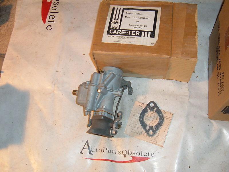 1939 40 41 plymouth carter carburetor new d6a2 1bar