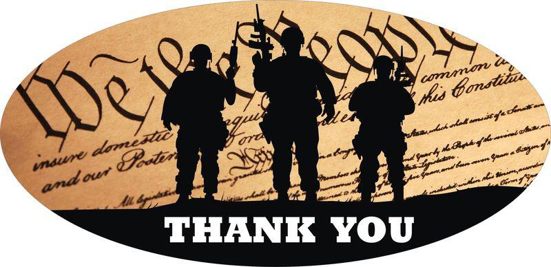  usa soldier constitution troops thank you decal vehicle graphics car rv