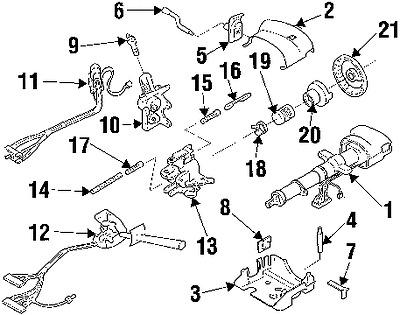 Chevrolet 15815961 genuine oem factory original ignition lock cylinder