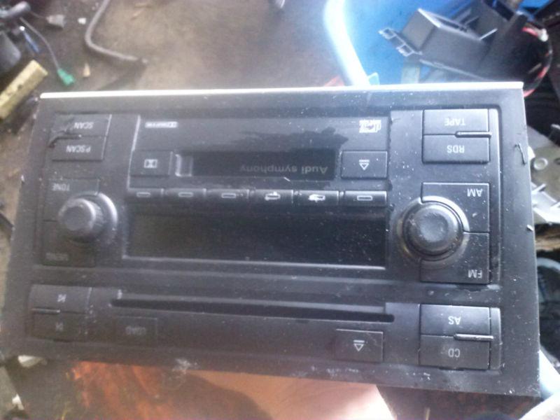 Audi a4 02-05  radio cd cassete player  oem no code we dont provide any code