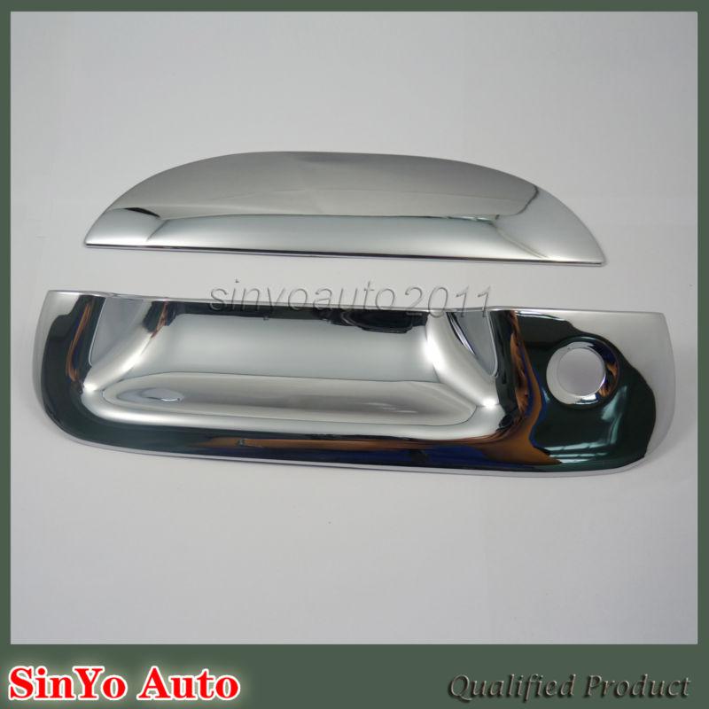 New outside tailgate chrome door handle cover fit for ford f250 f350 f450 99-07