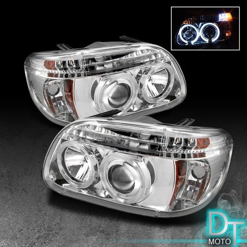 95-01 explorer dual halo projector headlights w/built in bumepr signal lights