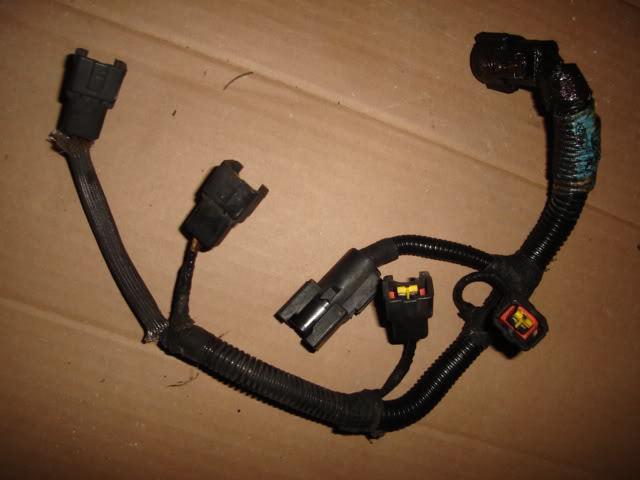 1991 - 1993 mustang 4 cylinder fuel injectors wire harness 2.3 # et224