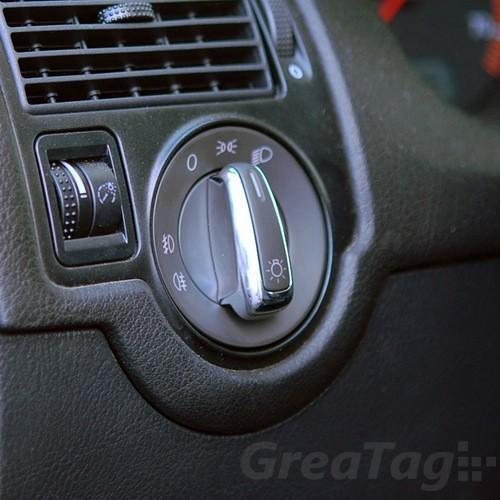 Chrome euro headlight switch control for vw beetle passat b5 jetta sharan beetle