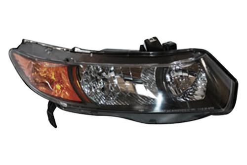 Tyc 20-6735-00 - 2006 honda civic right replacement headlight assembly