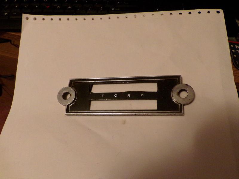 1963 ford galaxie radio bezel