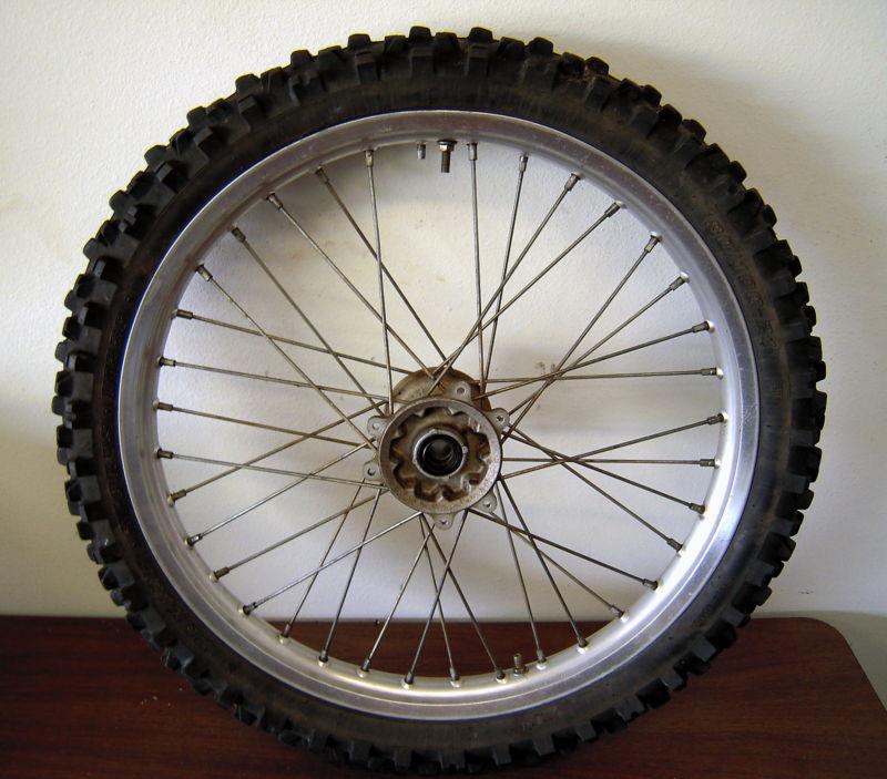 1997 honda cr125 front wheel assembly 1995-1997 cr125 1995-2001 cr250 cr500