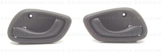 95 - 02  inside handles grey door   2 pc  ( right + left )  fits: suzuki esteem