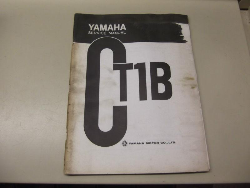 Yamaha  model ct1b  service manual yamaha motor co.,ltd motorcycle literature