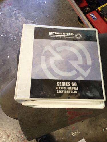 Detriot 60 series service manuals