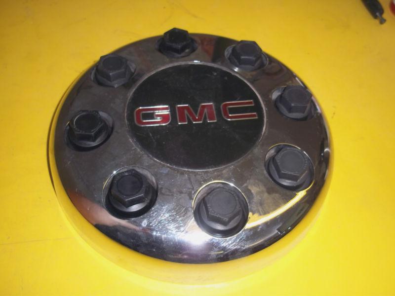 88-00 gmc c3500 k3500 pickup 3500 van dually front wheel rim center cap 78876