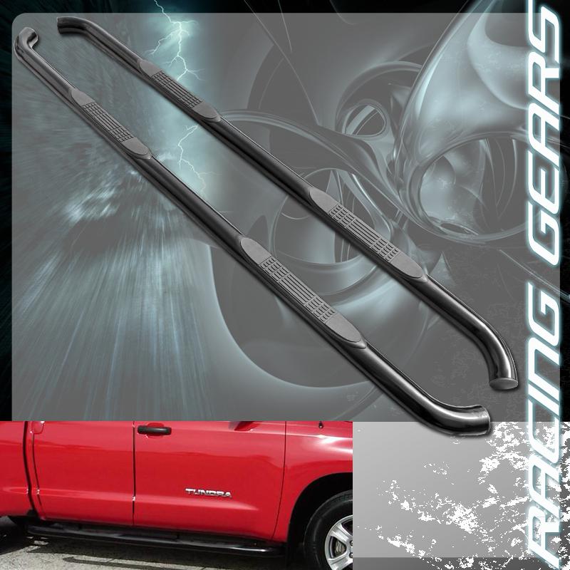 07-10 toyota tundra crew max cab stainless steel running side step nerf bar