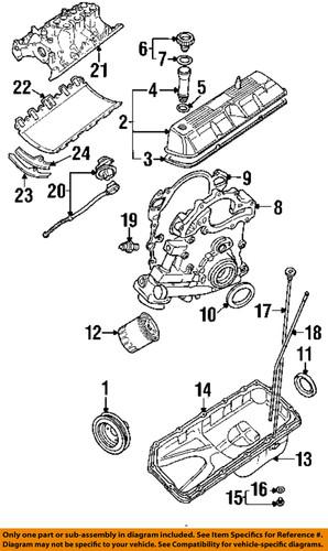 Land rover oem lkj500020 valley pan gasket