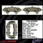 Centric parts 141.62502 rear left rebuilt caliper with hardware