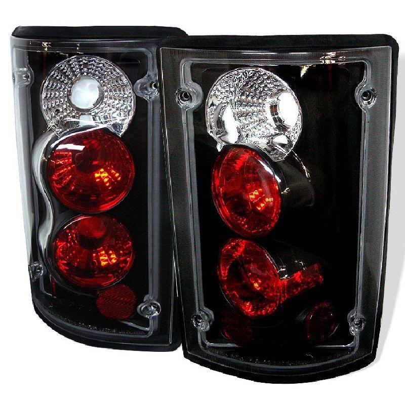 Tln autoparts ford excursion 2000 01 02 03 04 05 altezza tail lights - black